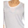 T-Shirt ”Double” Majestic Filatures light blue